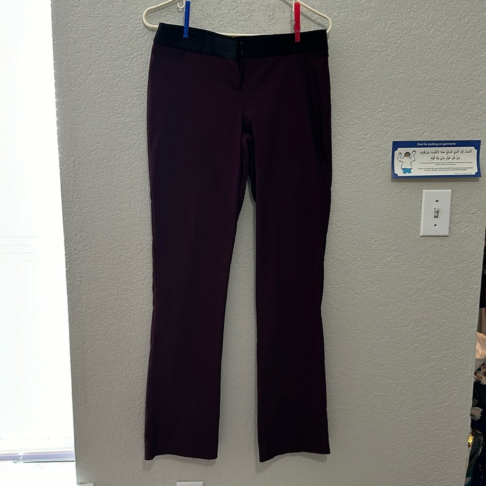 Express, 2R, maroon columnist trousers